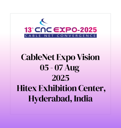 CableNet Expo Vision 2025 Booth Design