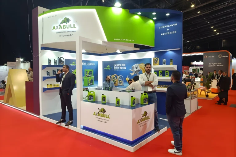 Trade show booth builder Berlin aerospace stand setup