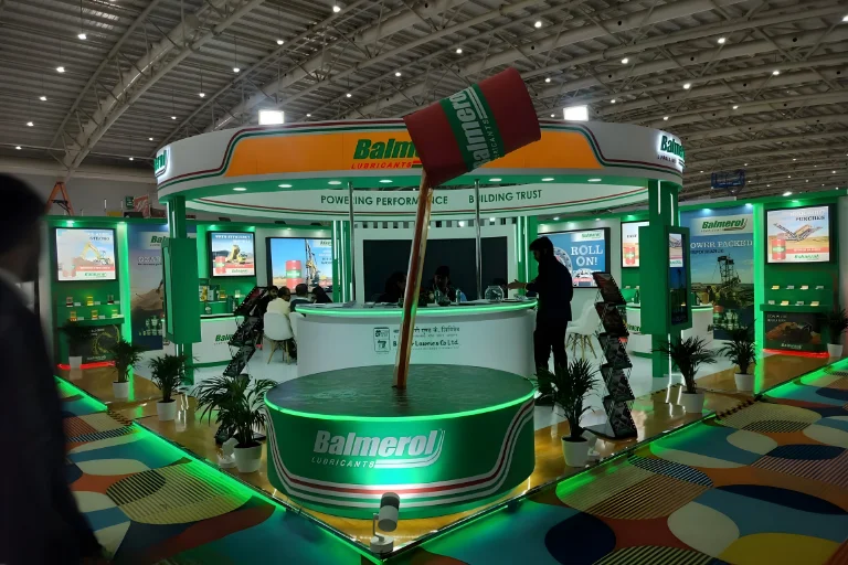 Exhibition stand fabrication and installation at India Expo Mart