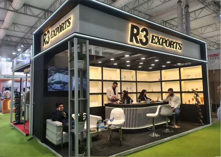 Food processing exhibition booth design for Anuga FoodTec India 2026