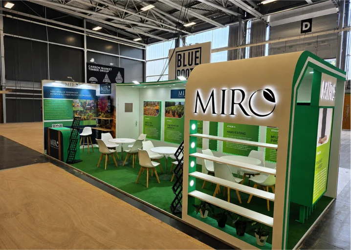 Trade show booth design for agricultural exhibitors in Egypt