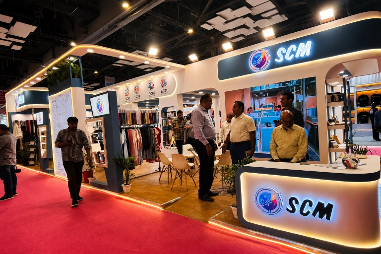 Refrigeration equipment demonstration booth at Exhibition Centre Nuremberg