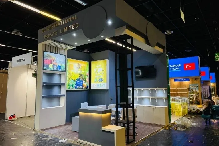 Bespoke exhibition booth fabrication for global exhibitions