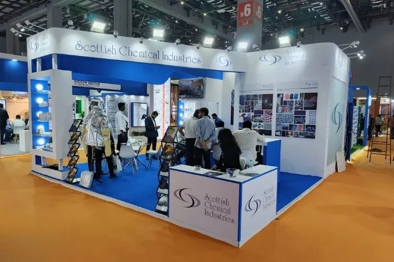 Custom exhibition stall for energy and electrical industry brand
