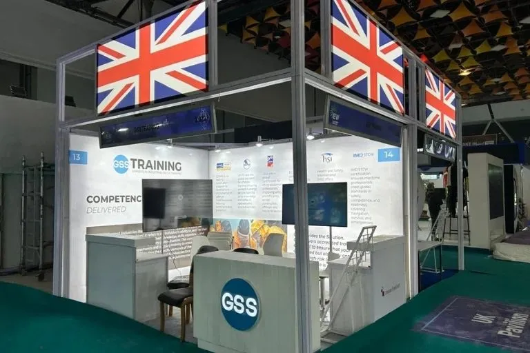 Exhibition booth contractor in Kuala Lumpur building a custom stand for OGA 2026