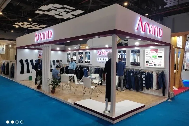 Custom exhibition stand builder in Shanghai for apparel fabric suppliers