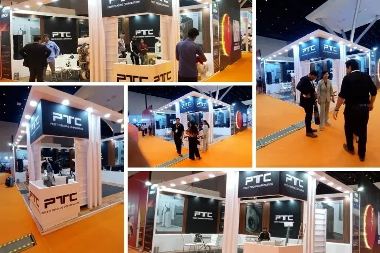 Exhibition stall design for electronics trade shows
