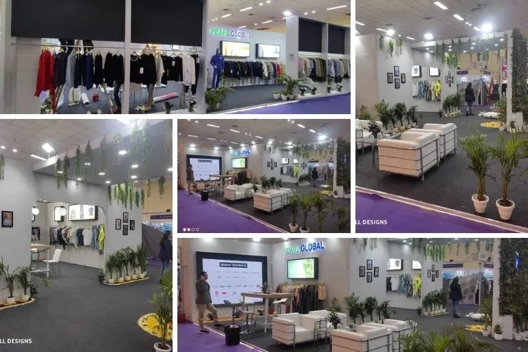 Textile exhibition booth design at NECC Shanghai