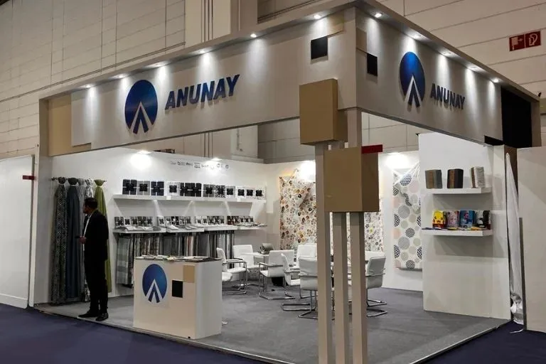 HIMTEX 2026 industrial exhibition stall fabrication at HITEX Hyderabad