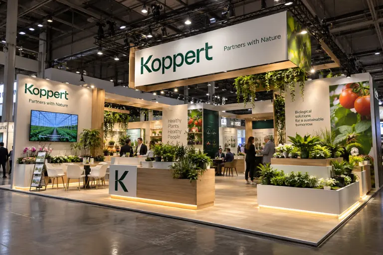 IPM Essen booth builder at Messe Essen Germany