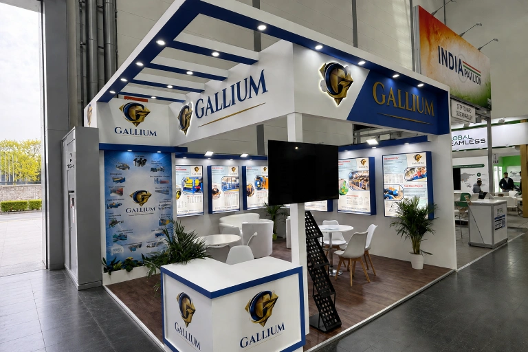 Custom art exhibition booth design at Nehru Centre Mumbai