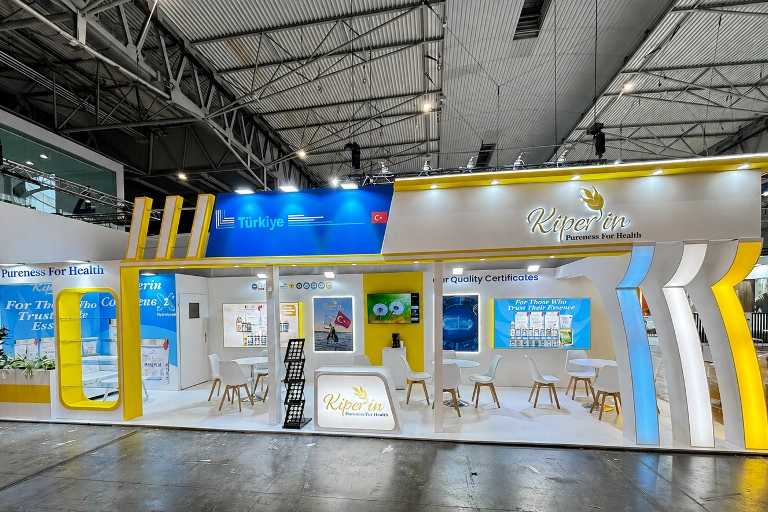 Exhibition stall fabrication for AAHAR at Bharat Mandapam
