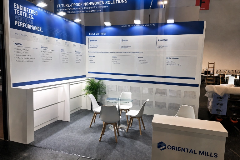 Heimtextil exhibition stand fabrication by Stall Designs