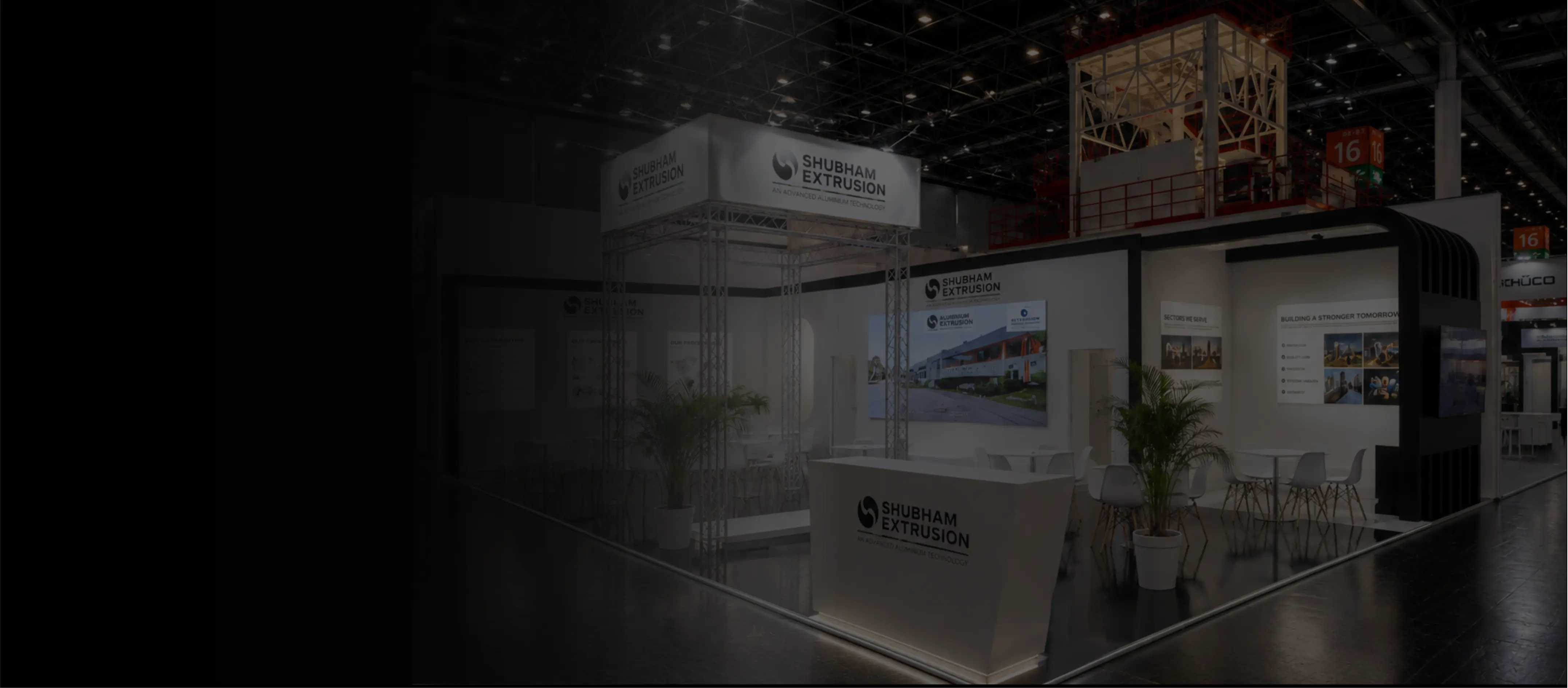 Exhibition stall design services banner