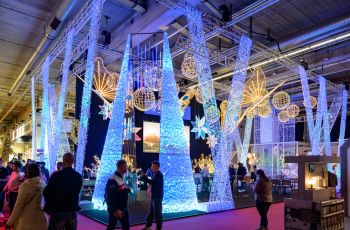 Fashion and textile booth design by Stall Designs at Texworld Paris 2025.